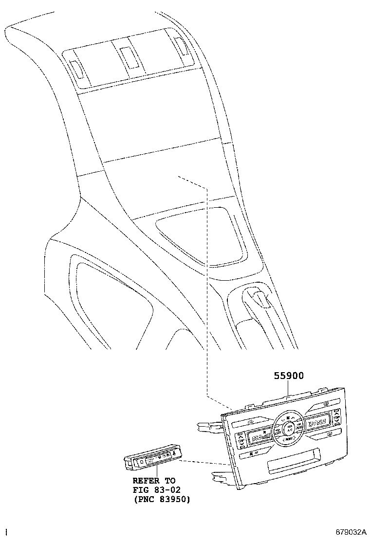 55844-12490 DUCT, HEATER TO REGISTER, NO.2 product image