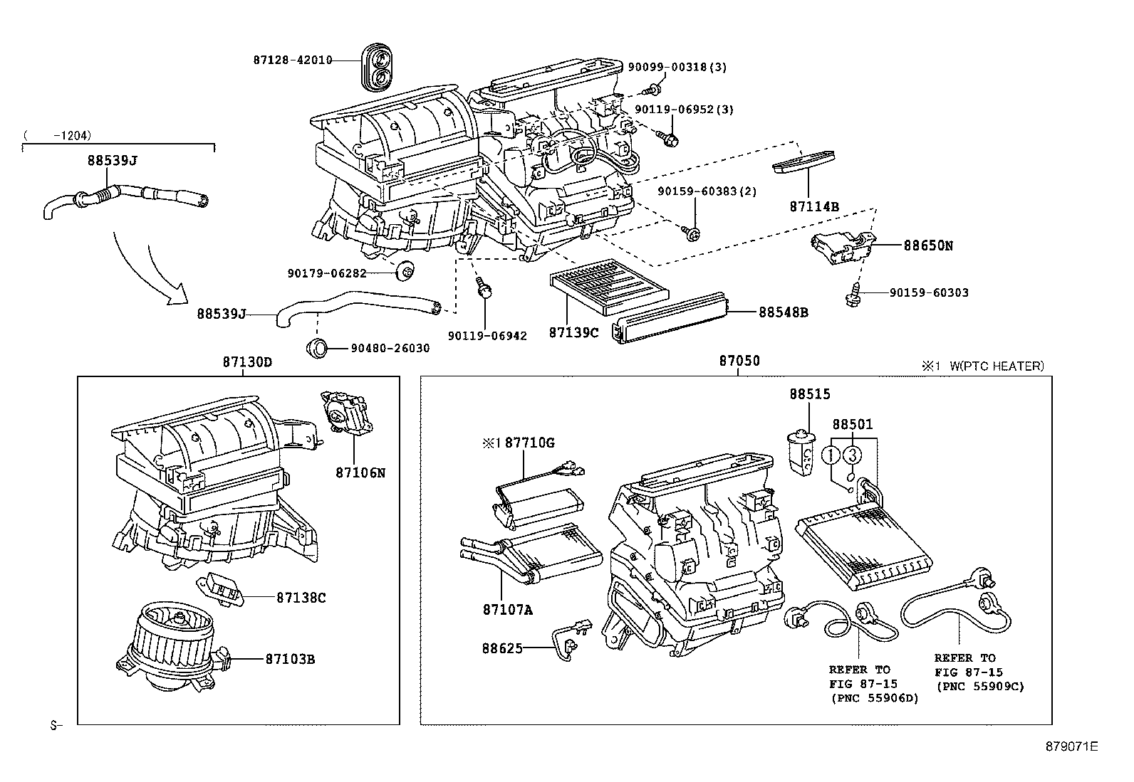 87106-42110 SERVO SUB-ASSY, DAMPER(FOR RECIRCULATION) product image
