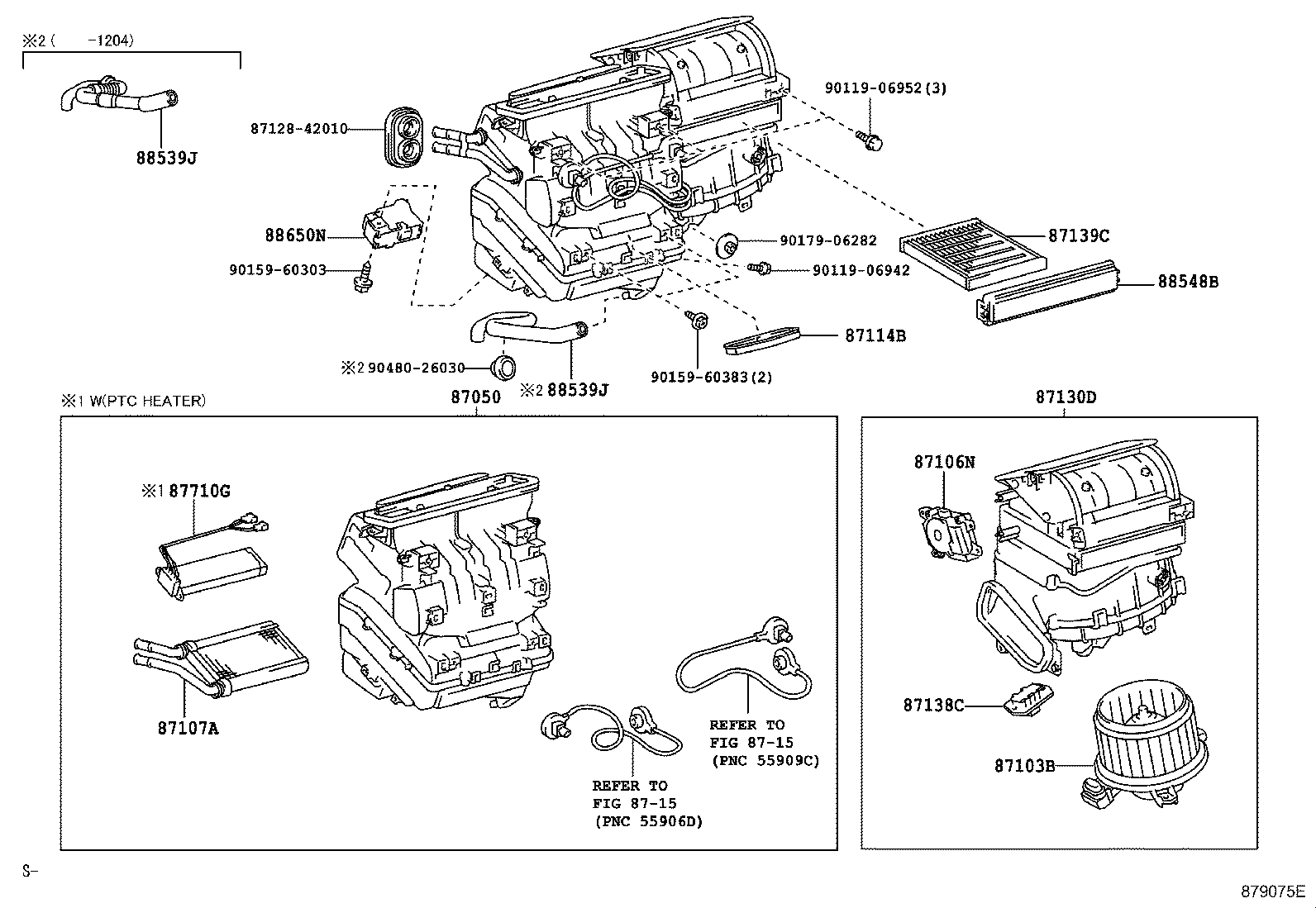 87106-42110 SERVO SUB-ASSY, DAMPER(FOR RECIRCULATION) product image