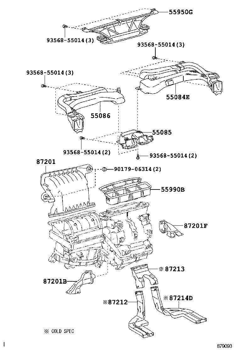55902-12120 CONTROL SUB-ASSY, HEATER product image