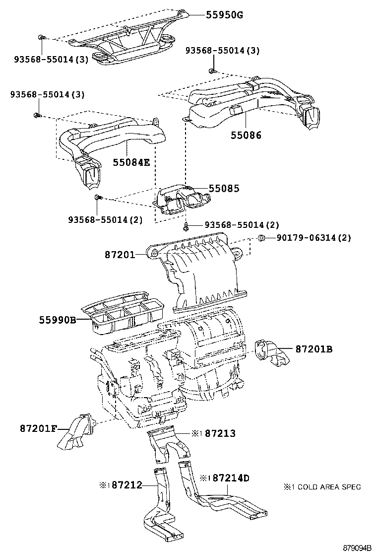 55902-12120 CONTROL SUB-ASSY, HEATER product image