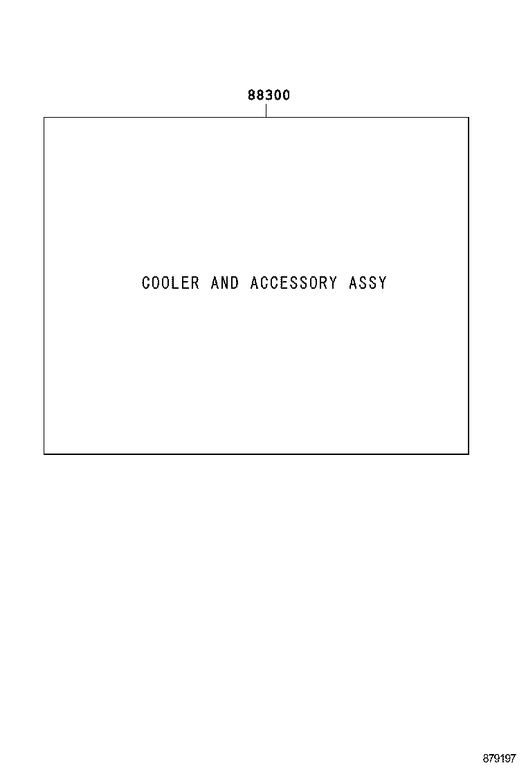 88300-0D230 COOLER & ACCESSORY ASSY product image