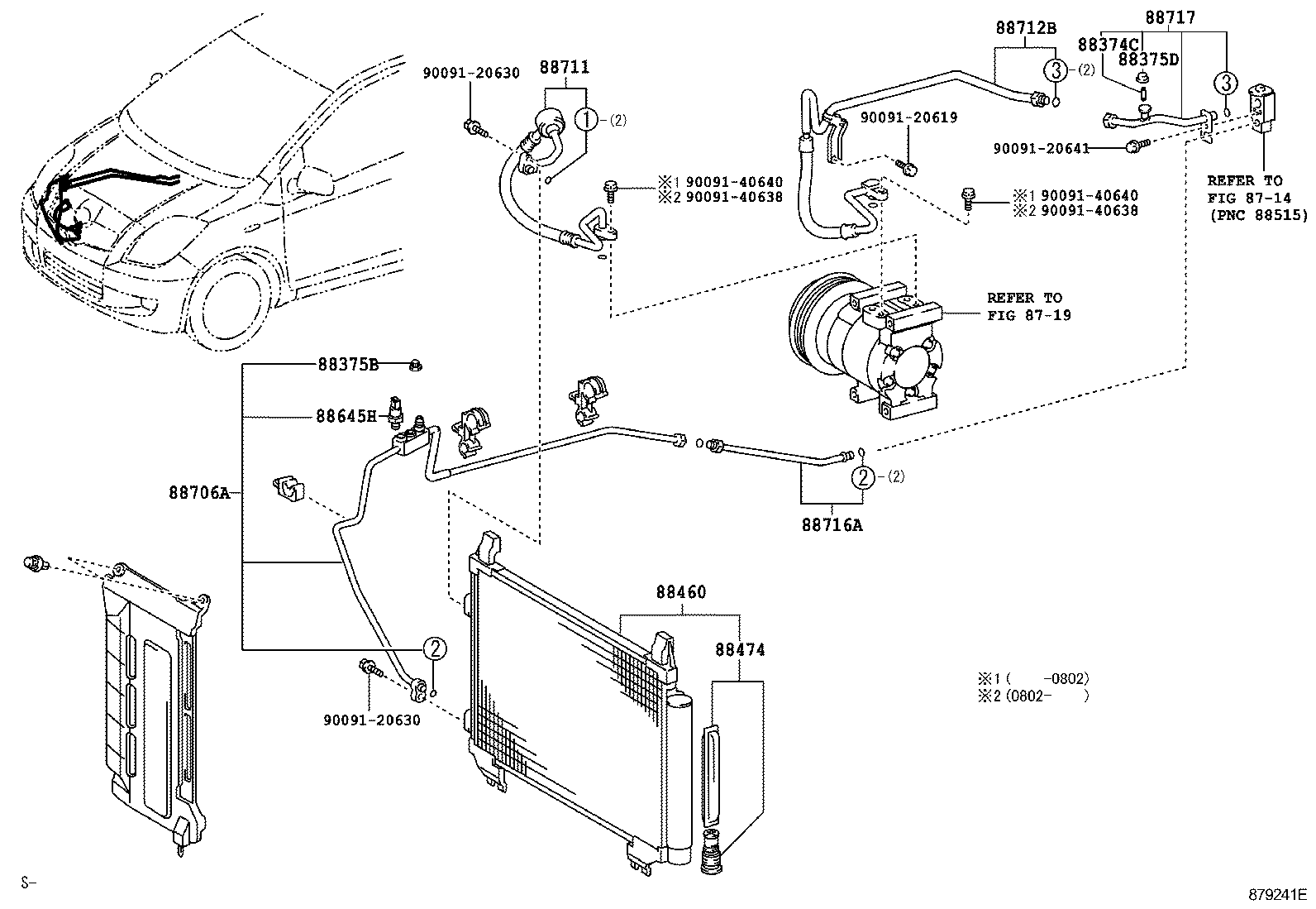 88460-0D090 CONDENSER ASSY, COOLER product image