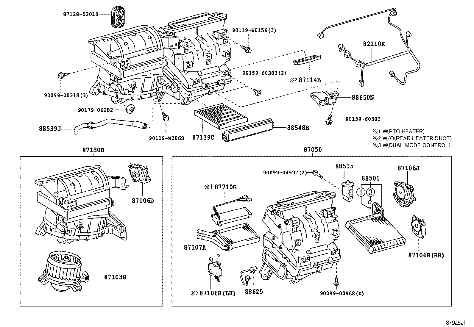 87106-05040 SERVO SUB-ASSY, DAMPER(FOR AIRMIX) product image