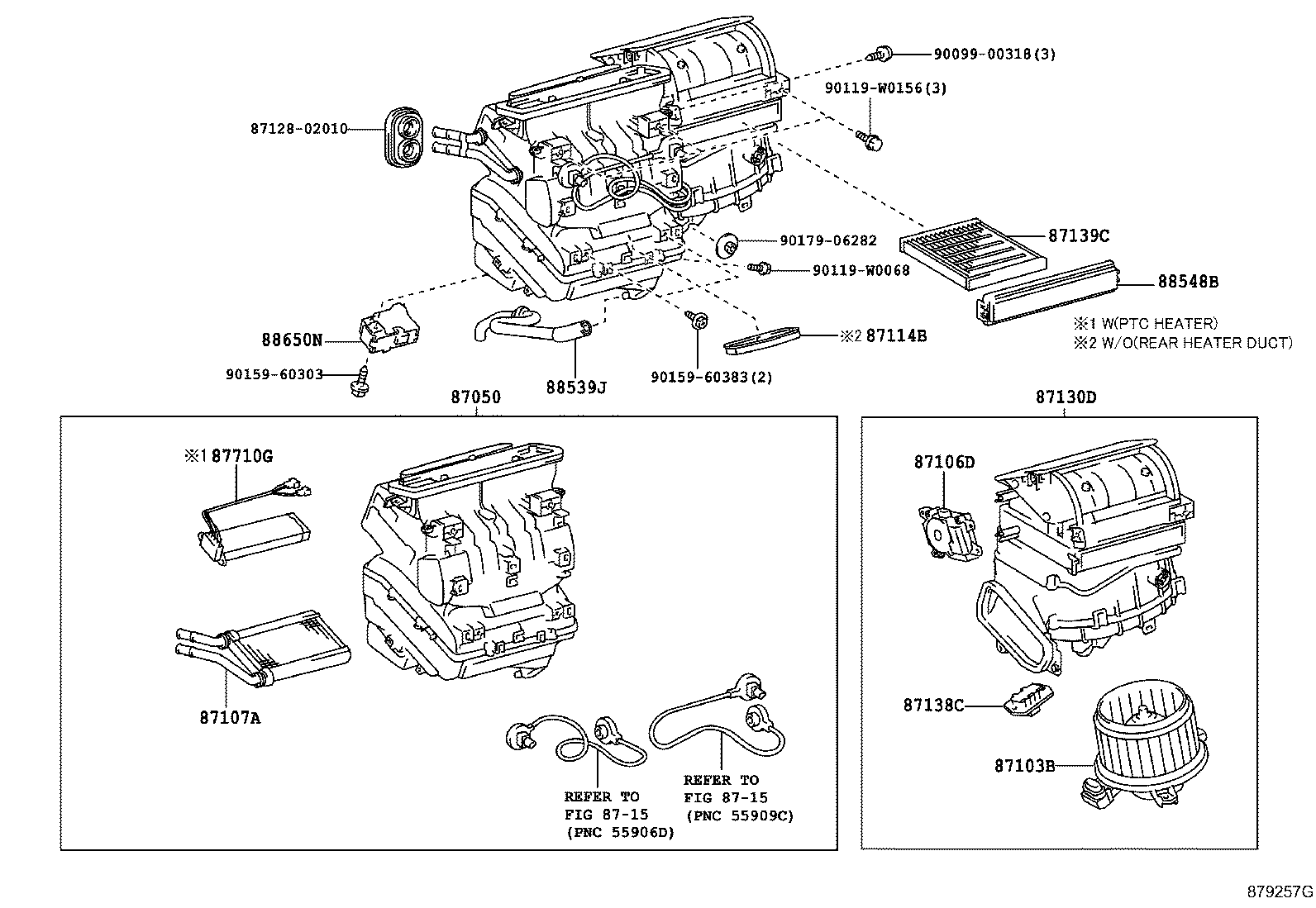 87106-05040 SERVO SUB-ASSY, DAMPER(FOR AIRMIX) product image
