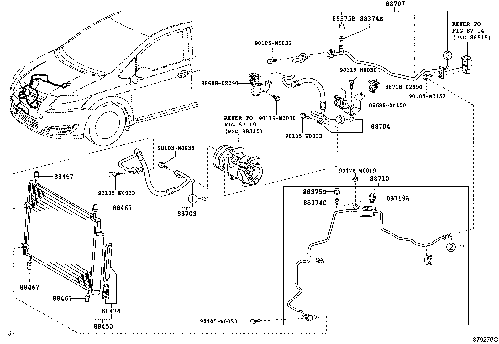 88703-02380 HOSE SUB-ASSY, DISCHARGE product image