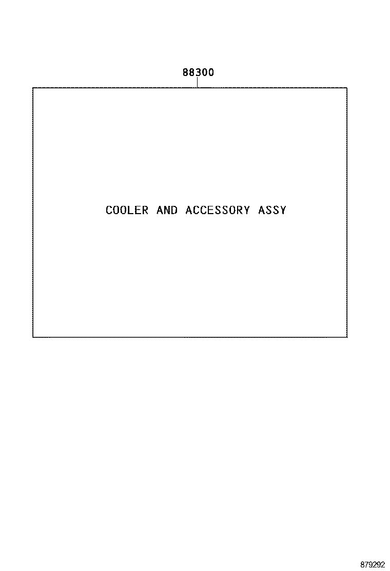 88300-52620 COOLER & ACCESSORY ASSY product image