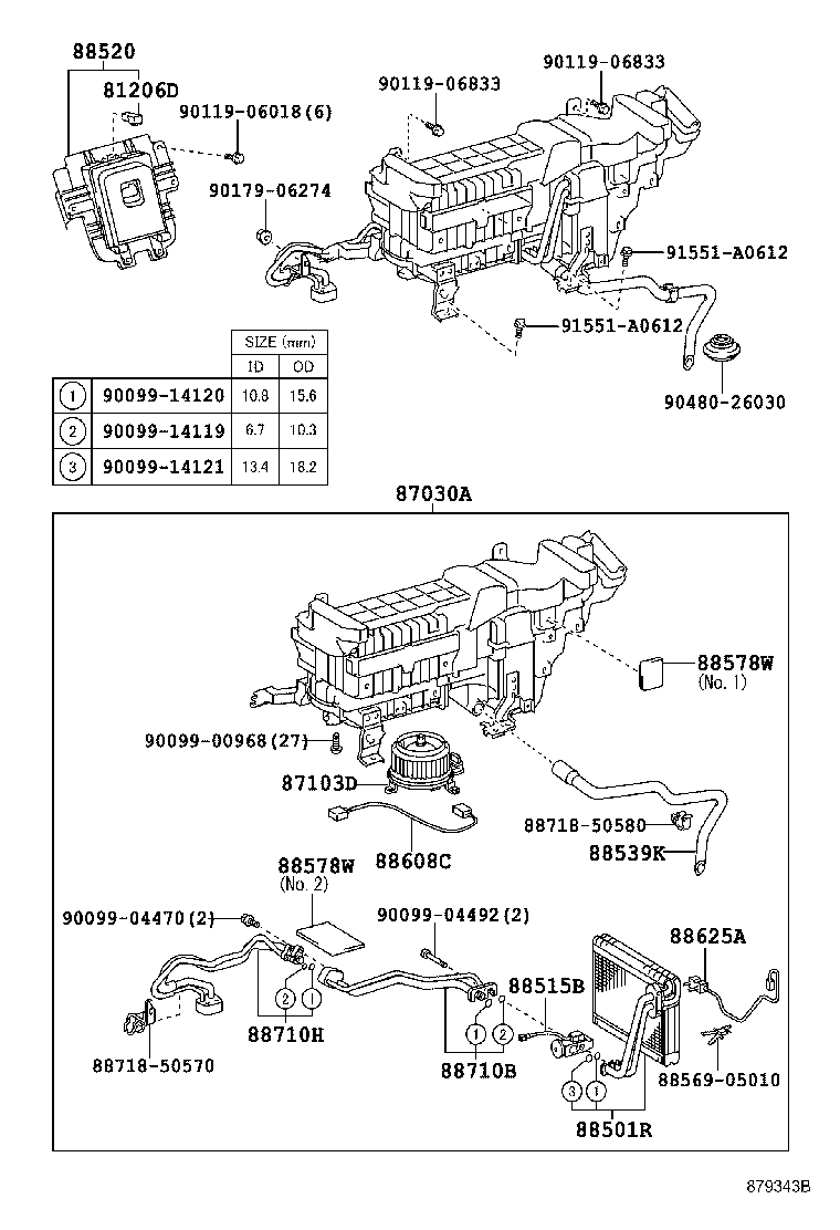 88650-50702 AMPLIFIER ASSY, AIR CONDITIONER product image