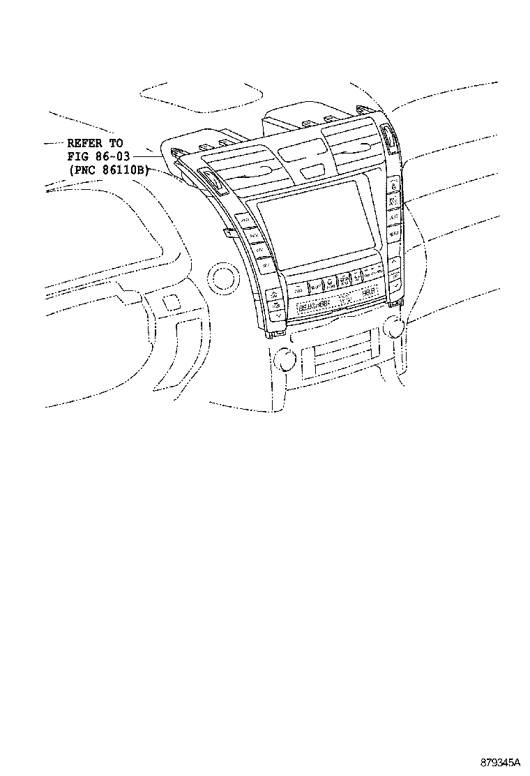 87211-50280 DUCT, AIR, REAR NO.6 product image
