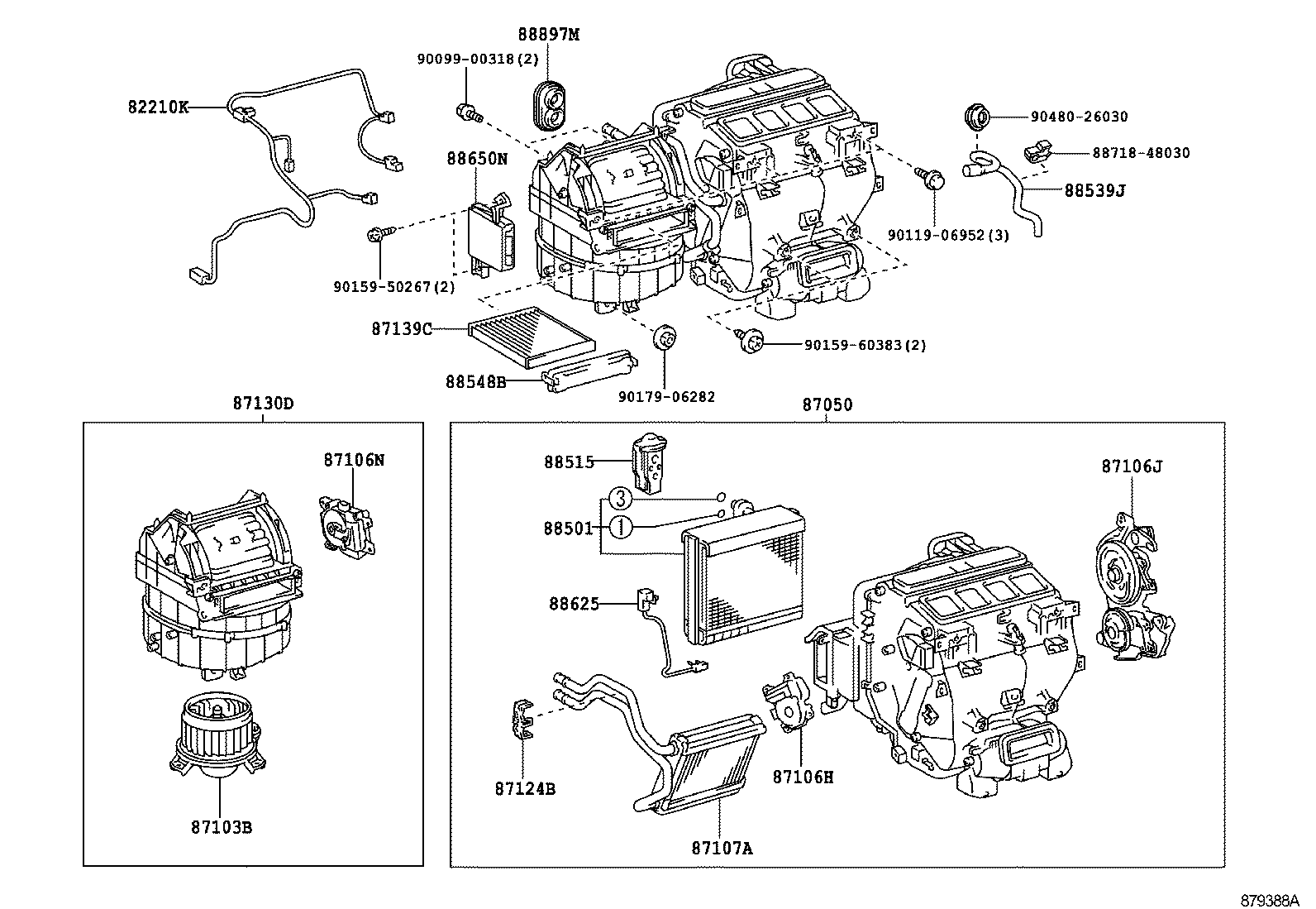 82212-48010 HARNESS ASSY, AIR CONDITIONER product image