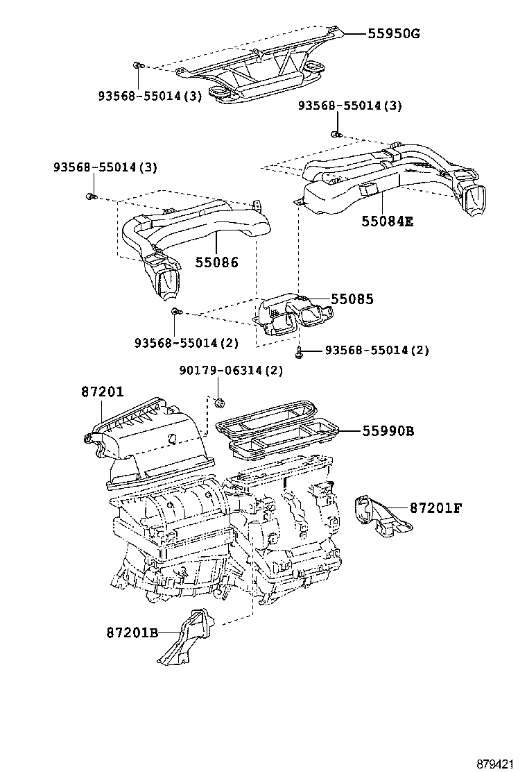 55903-12150 CONTROL SUB-ASSY, HEATER, NO.3 product image