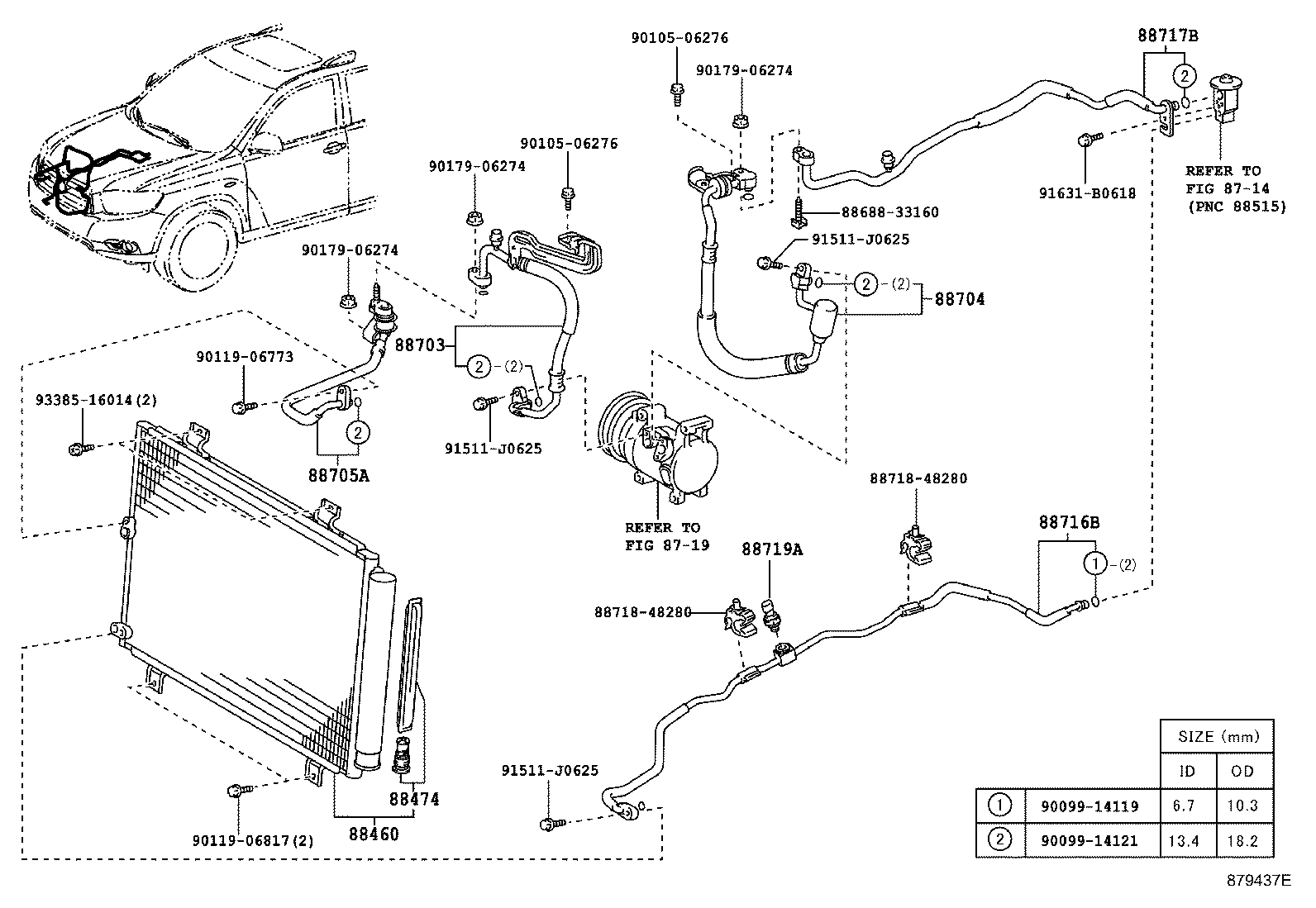 Toyota 88460-48110 CONDENSER ASSY, COOLER