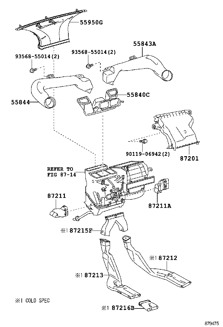 55902-52090 CONTROL SUB-ASSY, HEATER product image