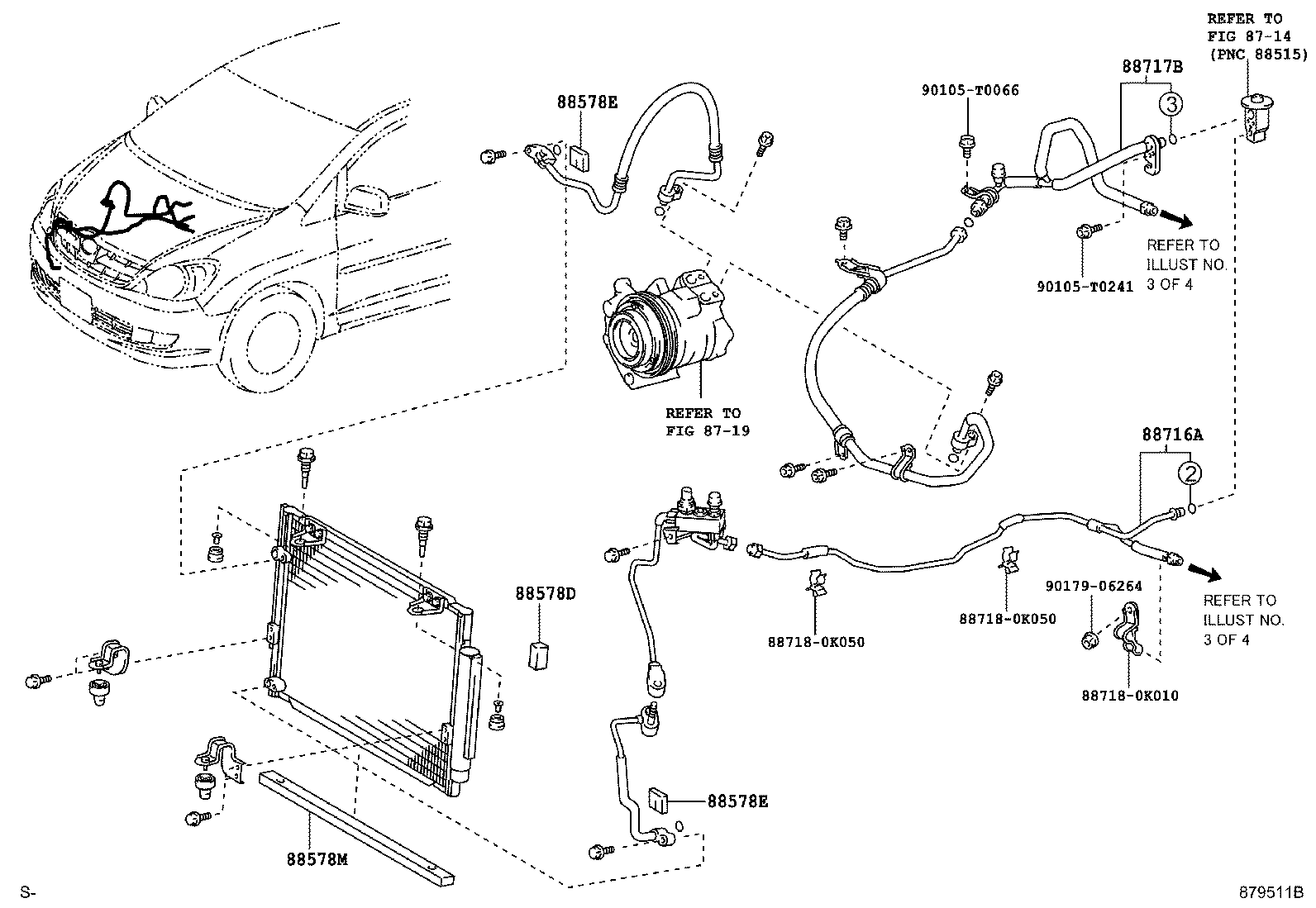88578-0K150 PACKING, COOLER PIPE, NO.1 product image