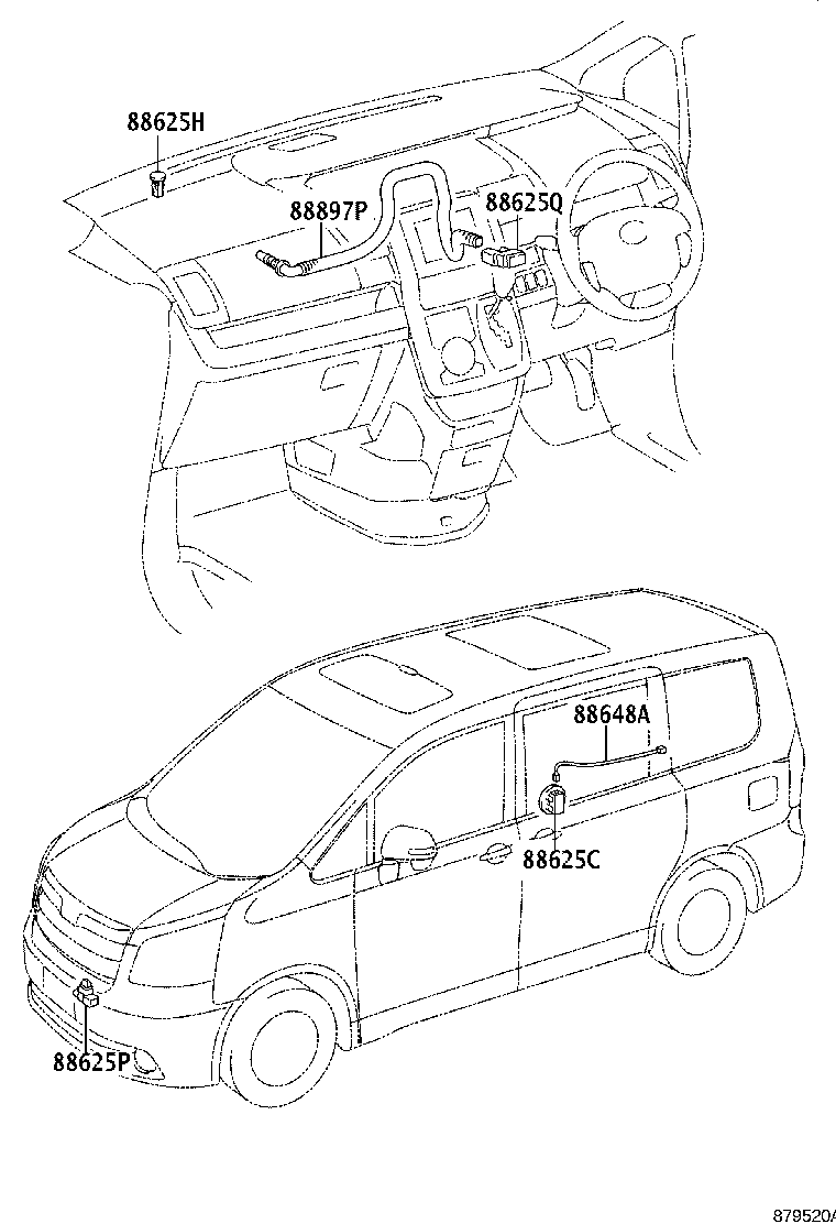 55905-28550 KNOB, HEATER CONTROL product image