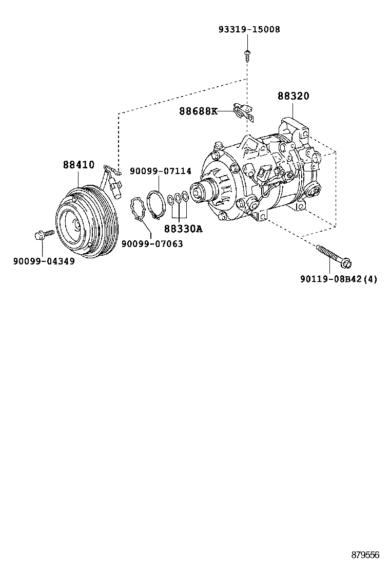 88320-1A670 COMPRESSOR ASSY, COOLER product image