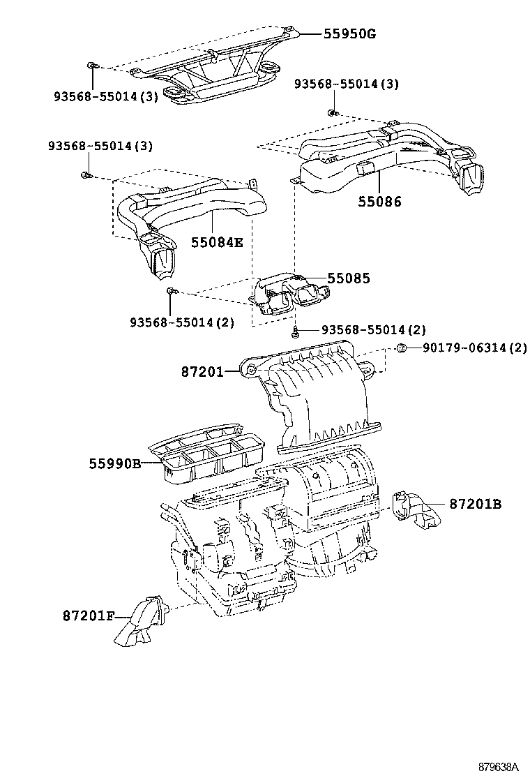 55903-12150 CONTROL SUB-ASSY, HEATER, NO.3 product image