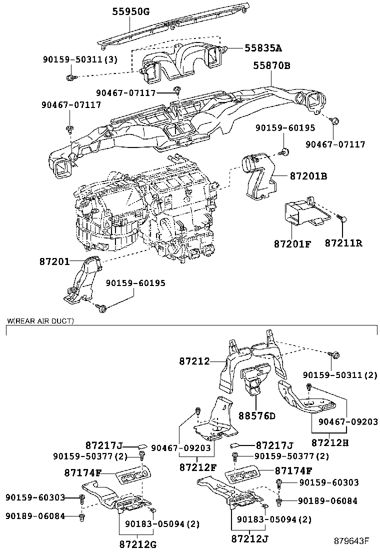 55905-60C70 KNOB SUB-ASSY, CONTROL product image