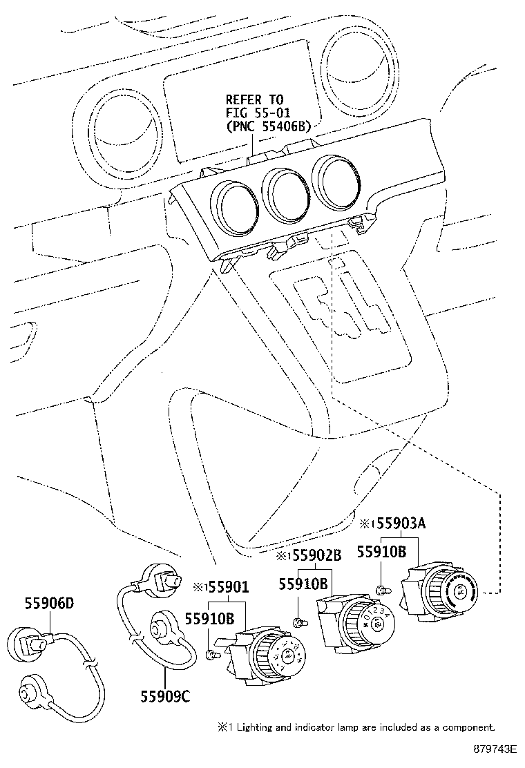 55844-12540 DUCT, HEATER TO REGISTER, NO.2 product image