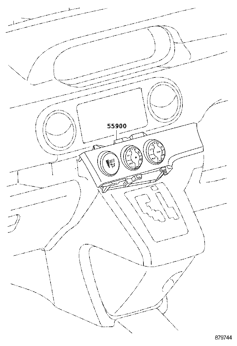 55844-12540 DUCT, HEATER TO REGISTER, NO.2 product image