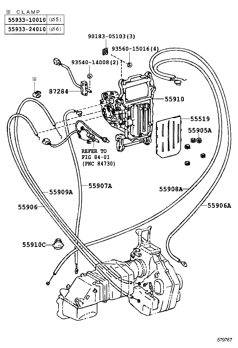 55910-36080 CONTROL ASSY, HEATER OR BOOST VENTILATOR product image