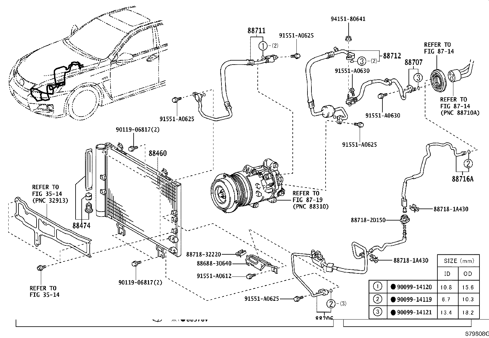 Toyota 88460-53060 CONDENSER ASSY, COOLER