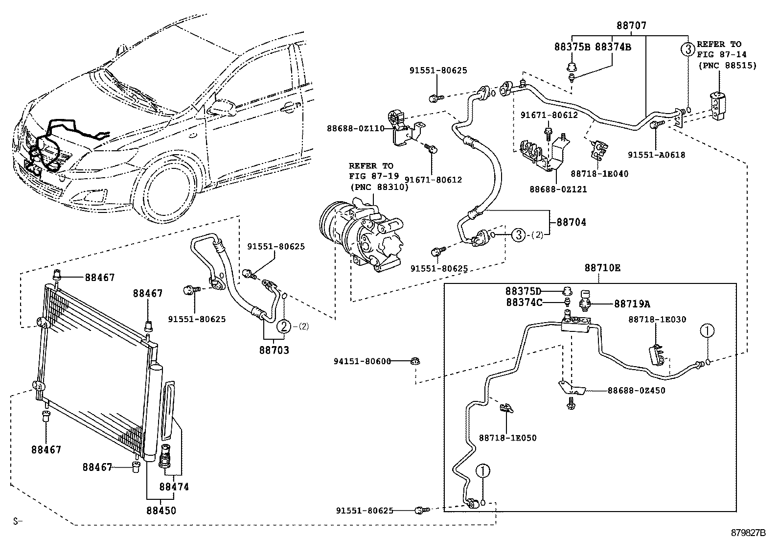 88375-02150 CAP, SERVICE VALVE, NO.2 product image