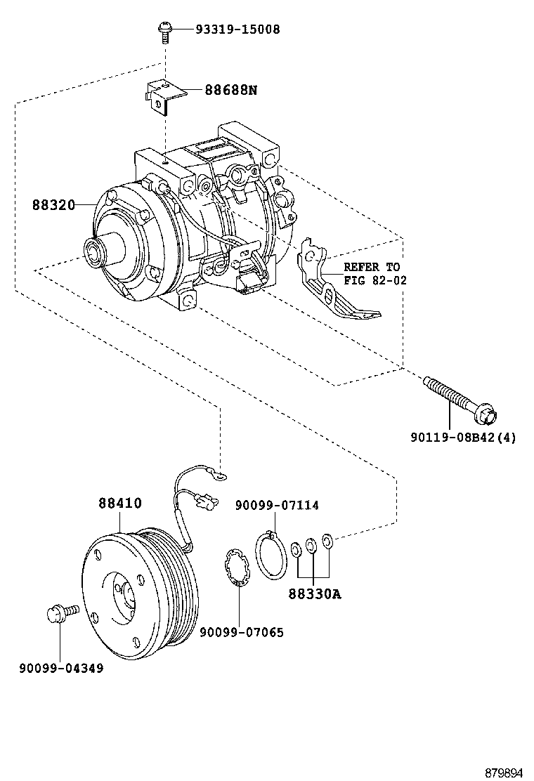 88320-6A280 COMPRESSOR ASSY, COOLER product image