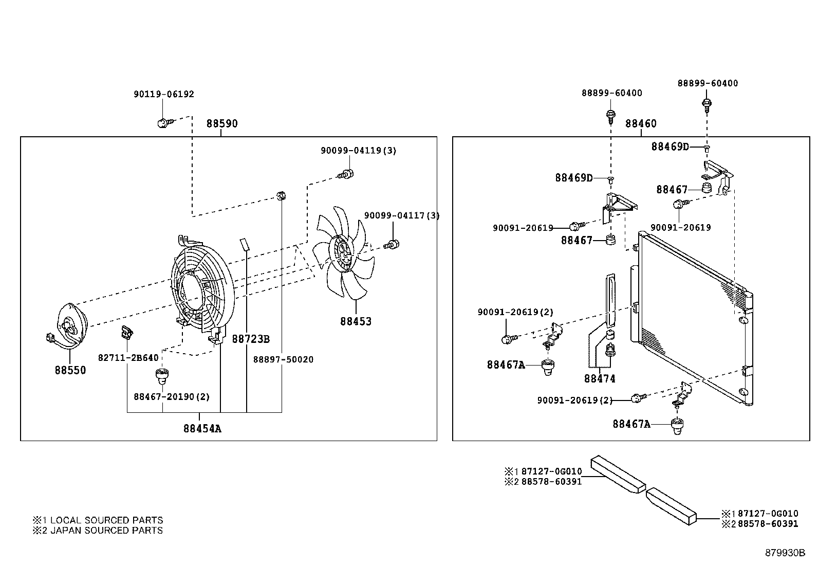 88712-0G030 HOSE SUB-ASSY, SUCTION product image