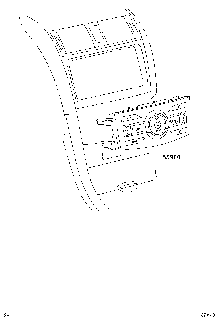 55950-02210 NOZZLE ASSY, DEFROSTER product image