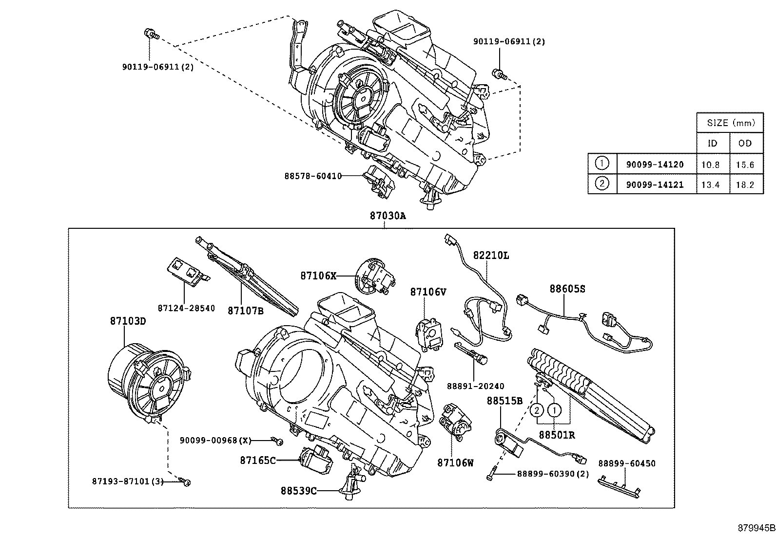 87710-60040 QUICK HEATER ASSY product image
