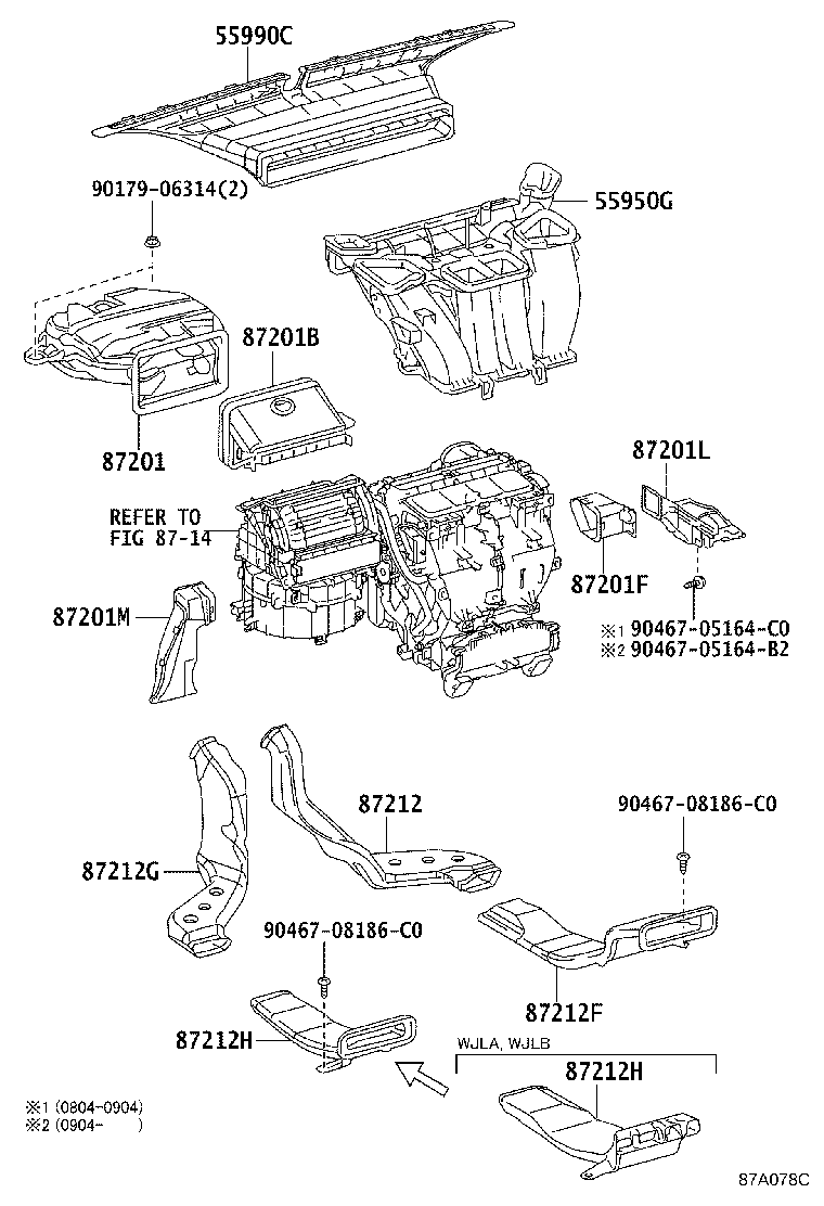 55900-58320 CONTROL ASSY, AIR CONDITIONER product image