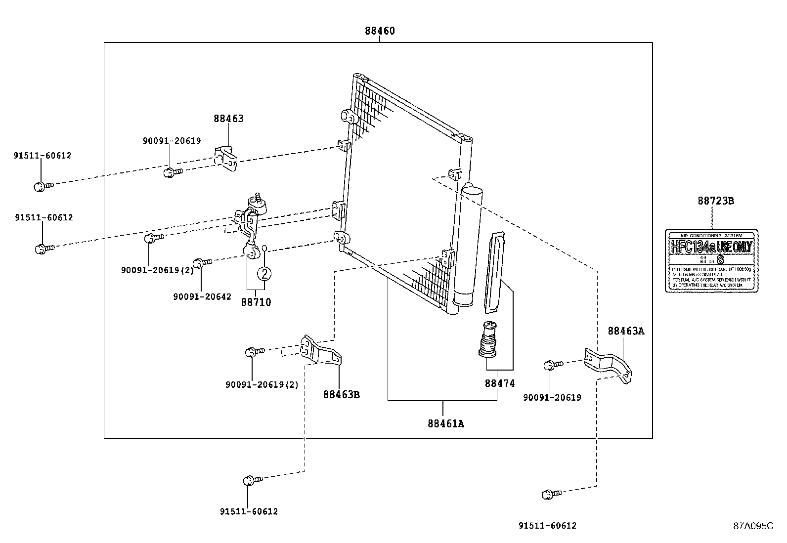 88550-37100 MOTOR ASSY, BLOWER (FOR CONDENSER) product image