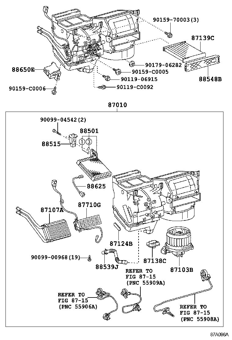 88515-0F010 VALVE, COOLER EXPANSION product image
