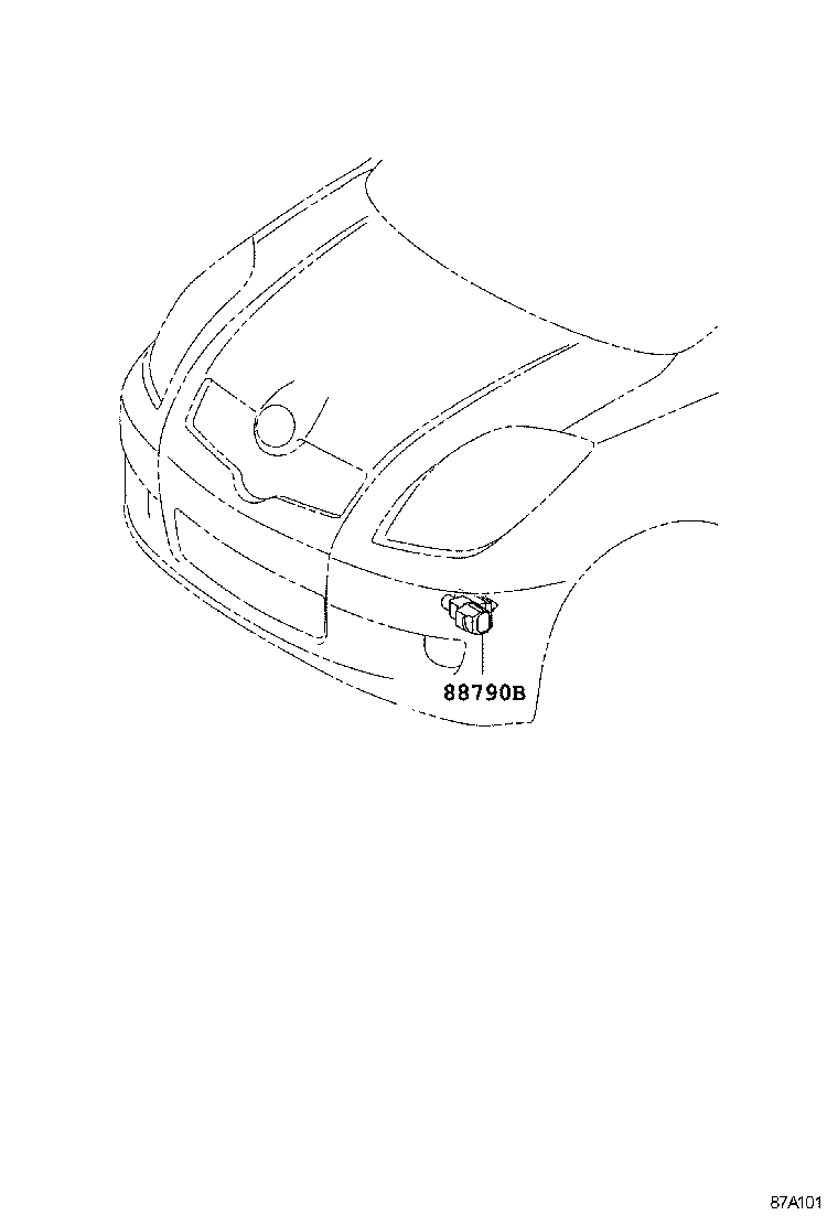 55844-0D140 DUCT, HEATER TO REGISTER, NO.2 product image