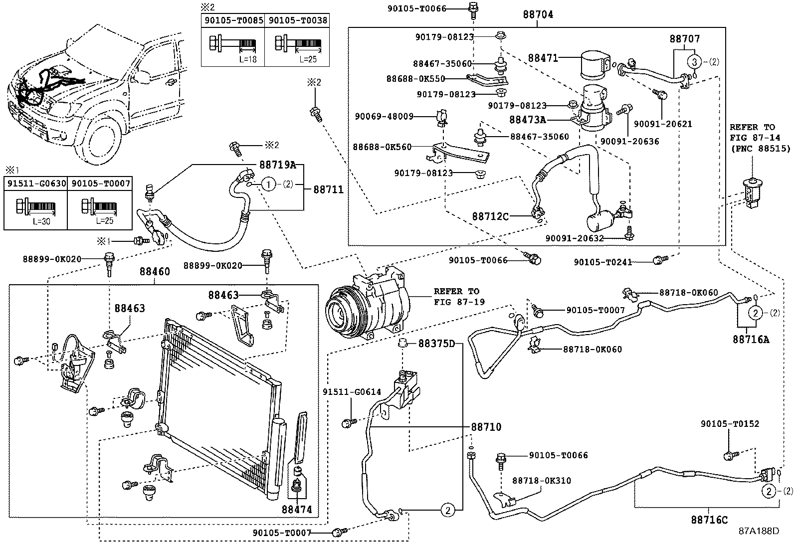 88460-0K080 CONDENSER ASSY, COOLER product image