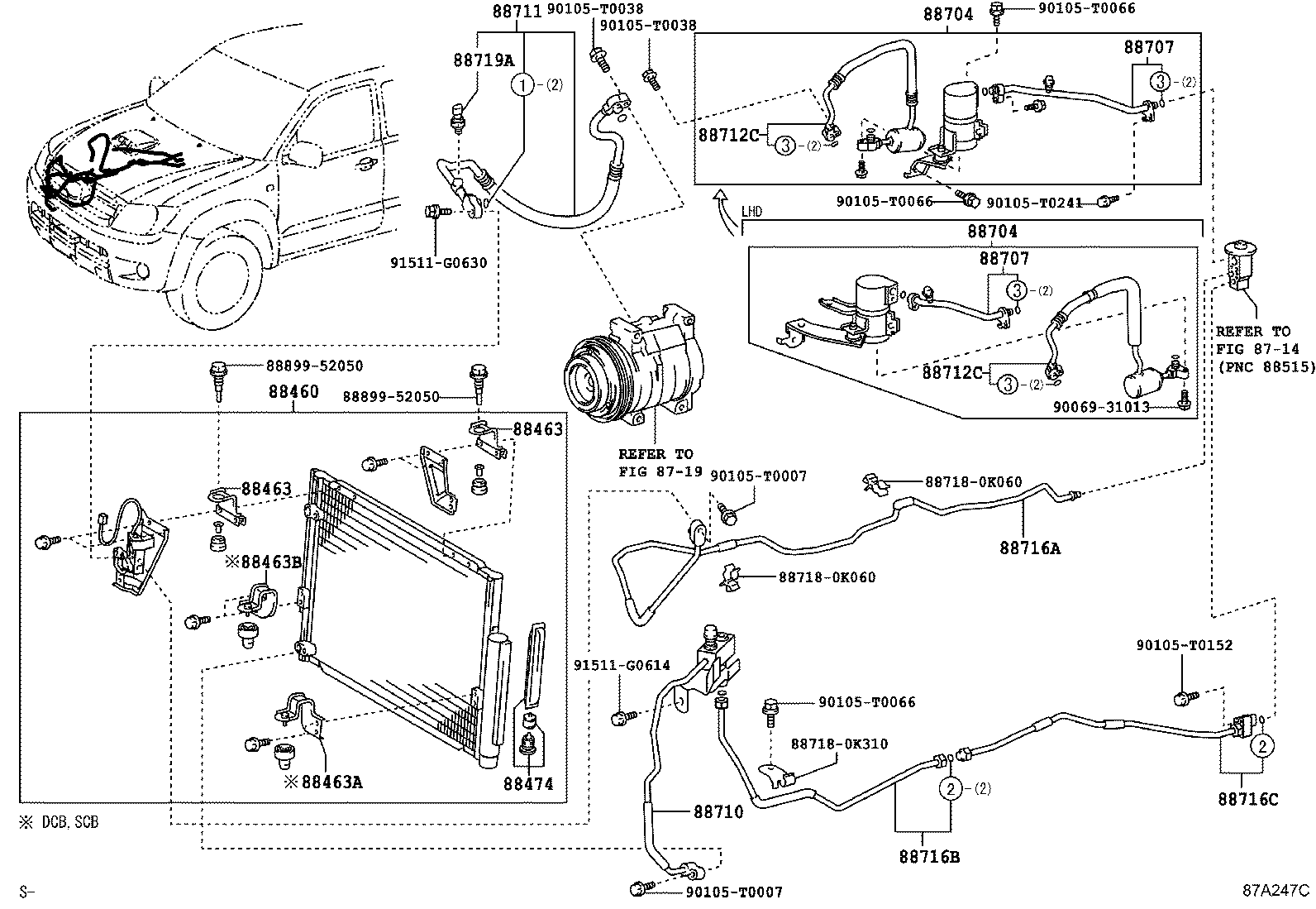 88460-0K080 CONDENSER ASSY, COOLER product image