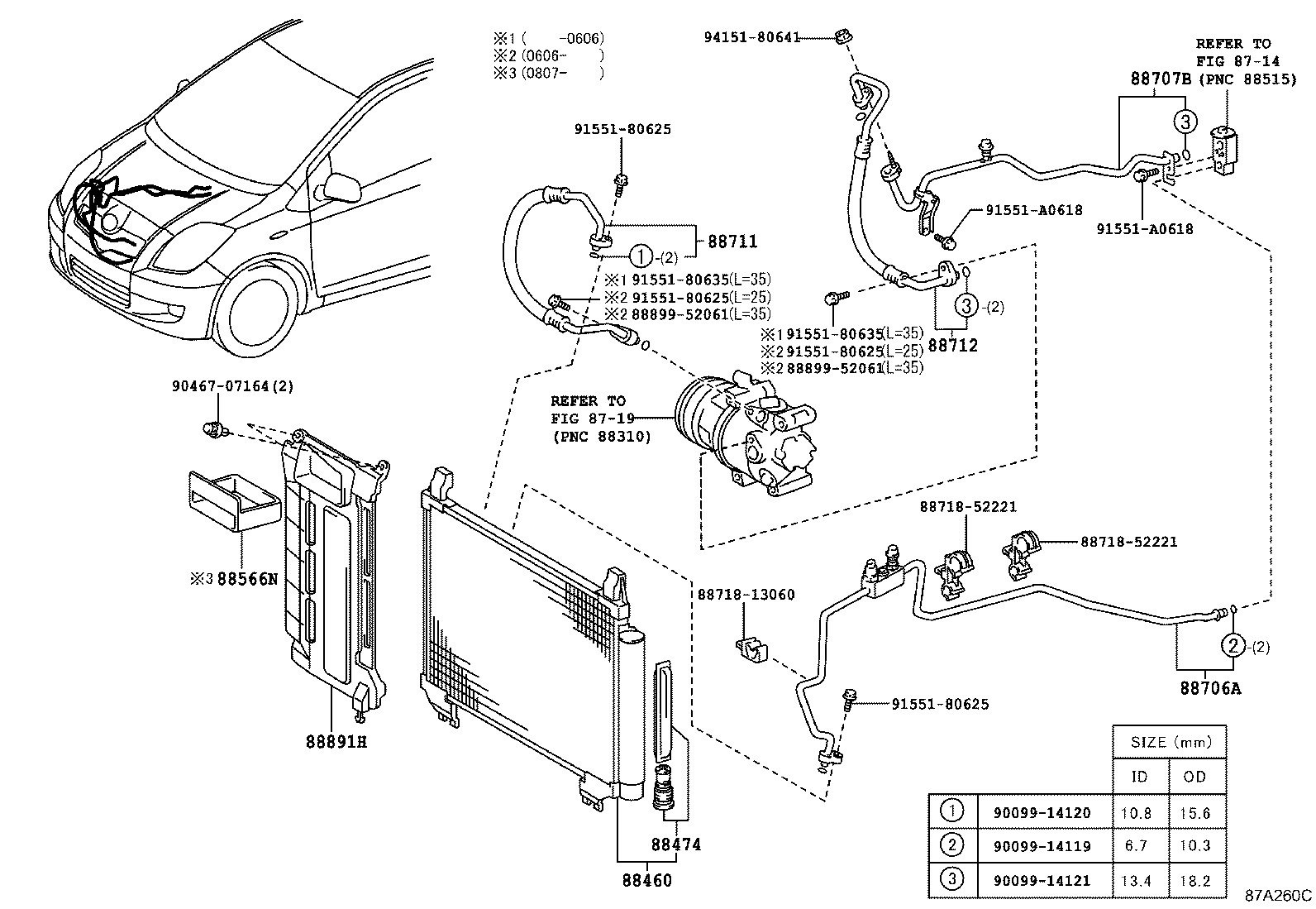 88460-52090 CONDENSER ASSY, COOLER product image