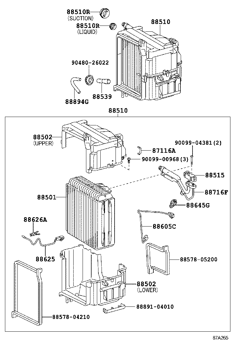 88515-04030 VALVE, COOLER EXPANSION product image