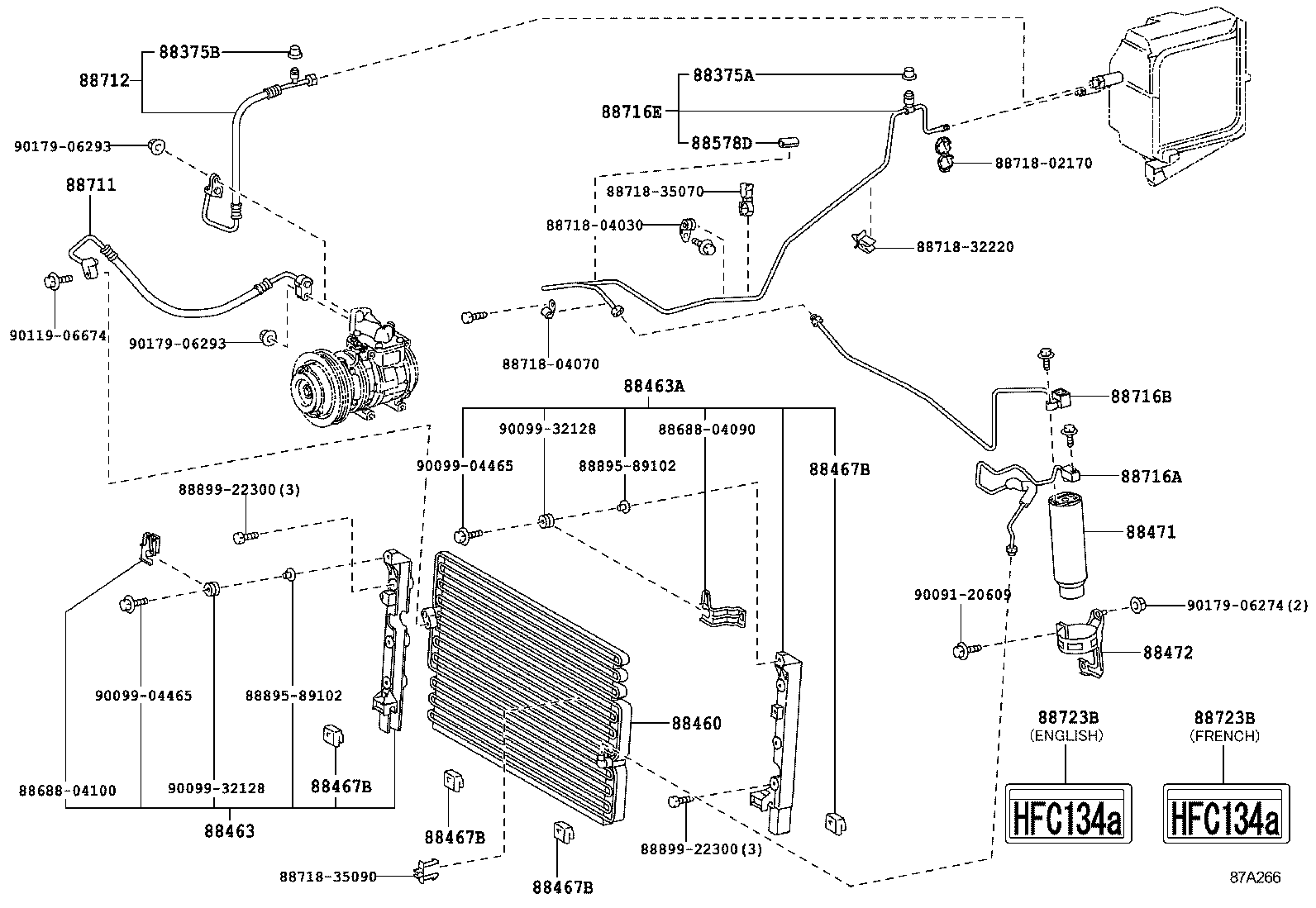 88461-04030 CONDENSER ASSY, COOLER product image