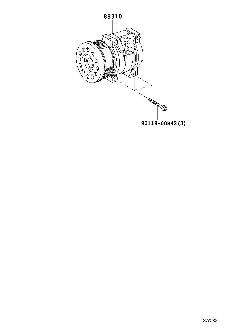 88320-02150 COMPRESSOR ASSY, COOLER product image