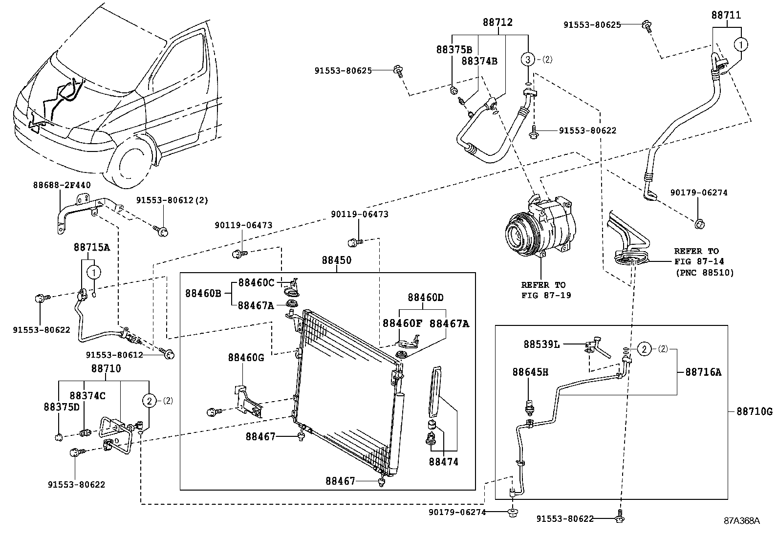 88470-26230 TANK, RECEIVER AIR CONDITIONER product image
