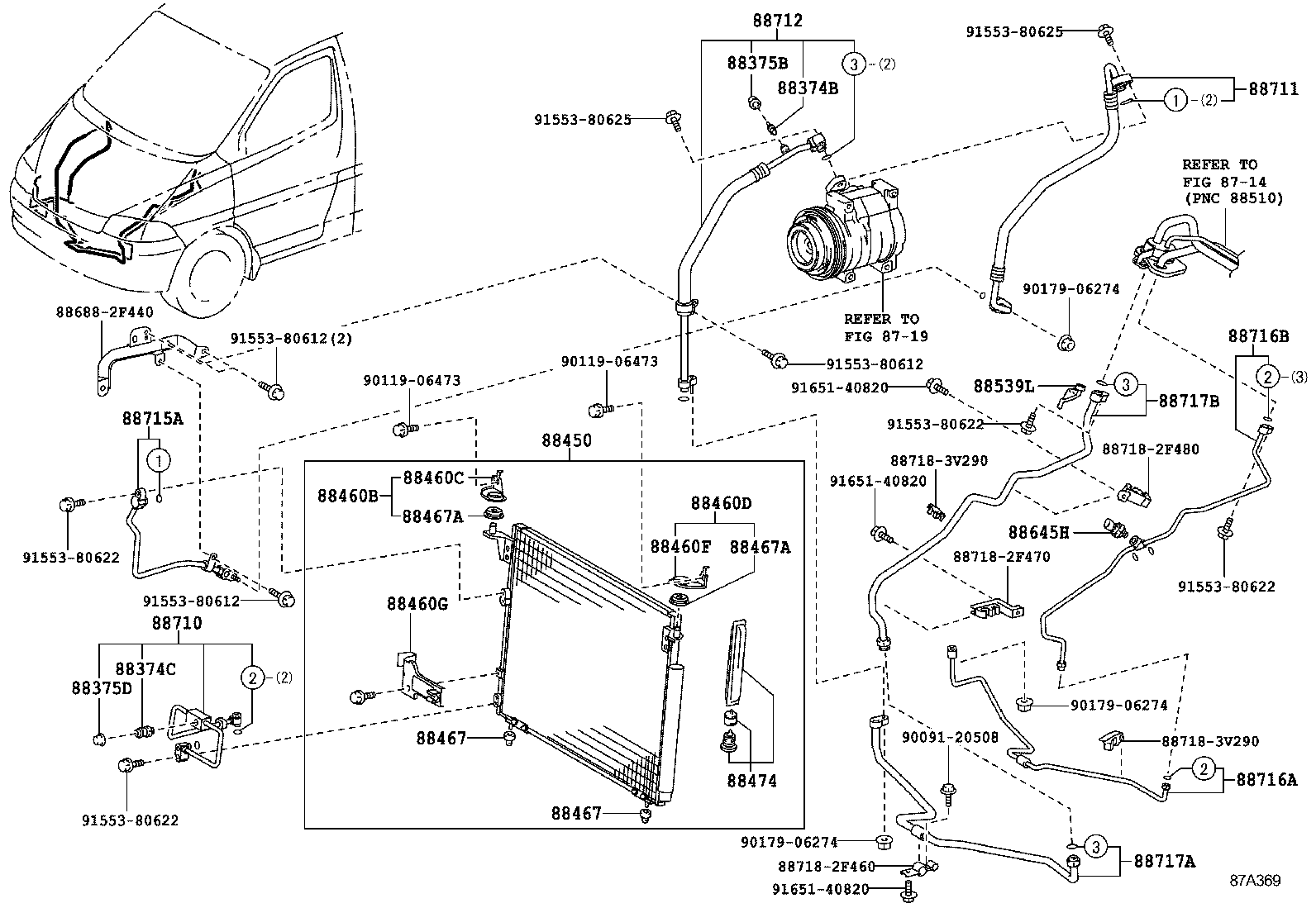 88470-26230 TANK, RECEIVER AIR CONDITIONER product image