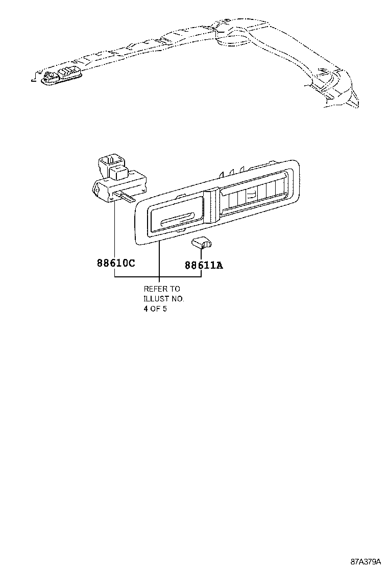 87201-28270 DUCT SUB-ASSY, AIR, NO.1 product image