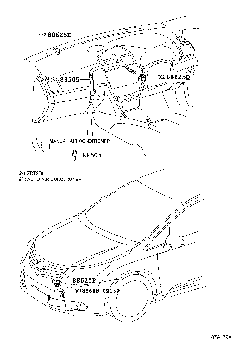 55844-05090 DUCT, HEATER TO REGISTER, NO.2 product image