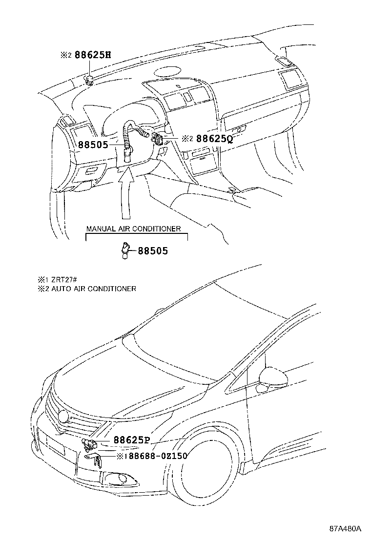55844-05090 DUCT, HEATER TO REGISTER, NO.2 product image