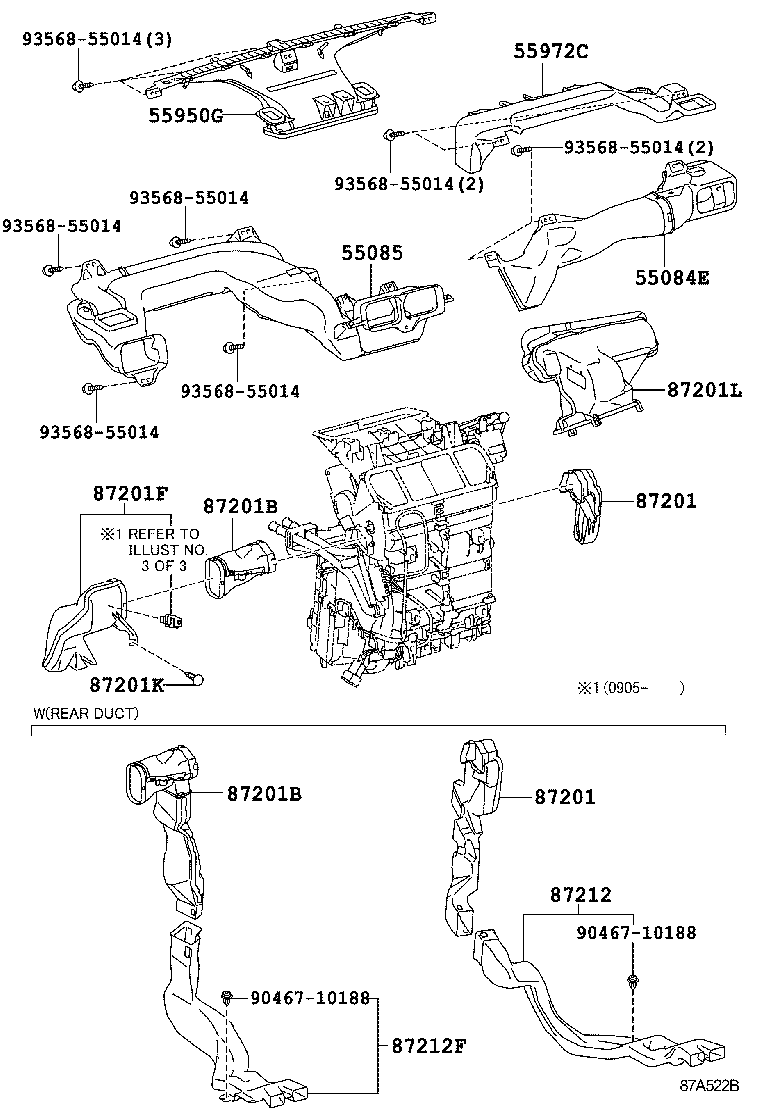 55908-74010 CABLE SUB-ASSY, AIR INLET DAMPER CONTROL product image