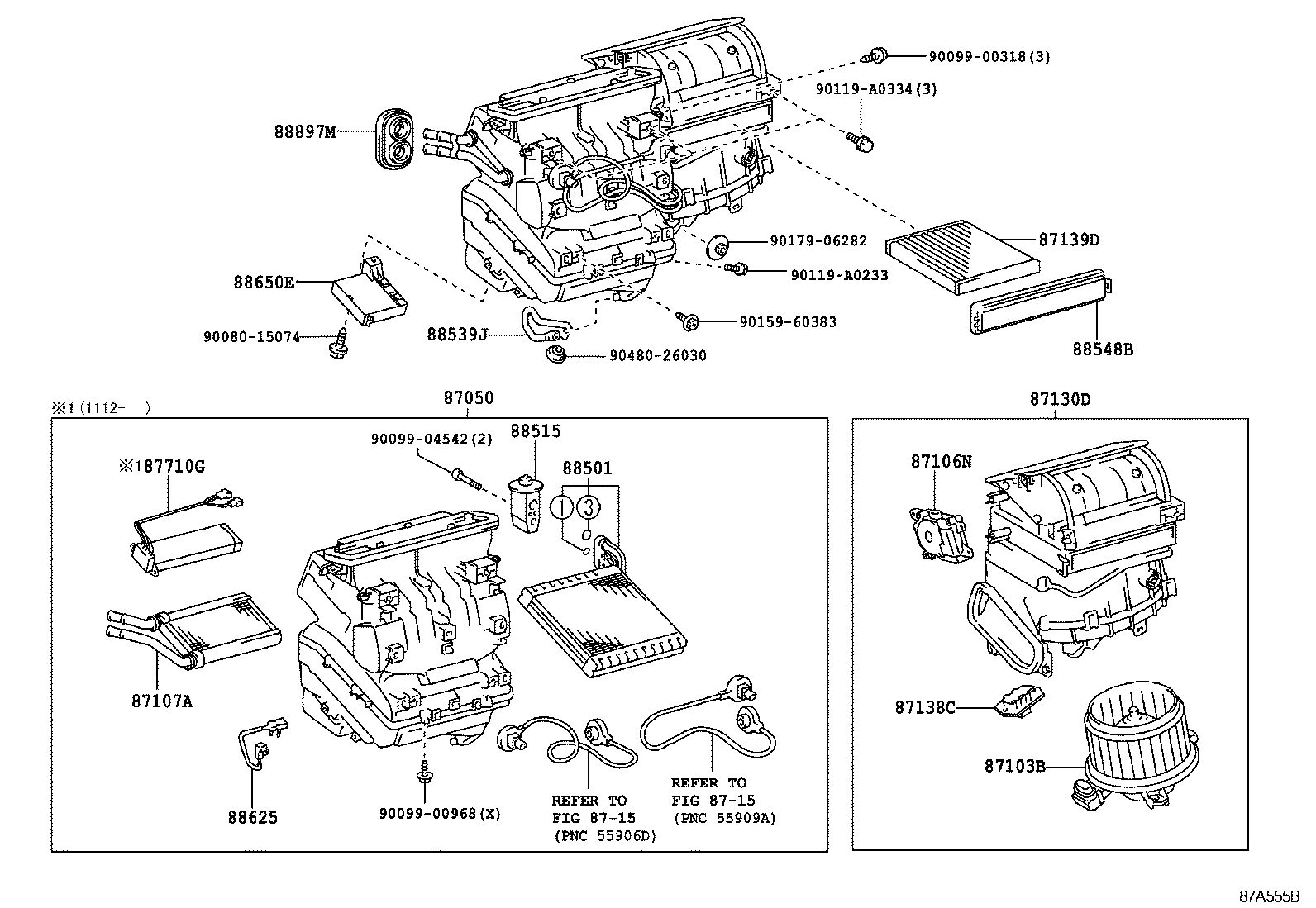 Toyota 87106-0R030 SERVO SUB-ASSY, DAMPER(FOR AIRMIX)