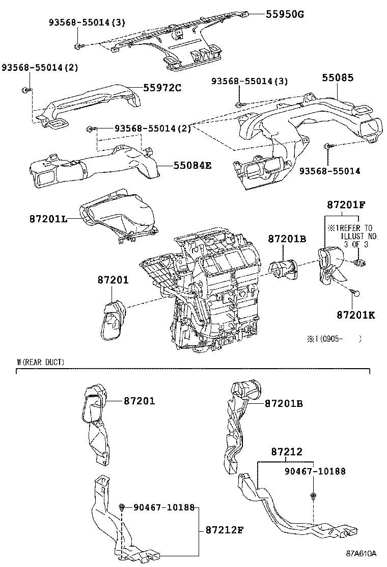 55908-74010 CABLE SUB-ASSY, AIR INLET DAMPER CONTROL product image