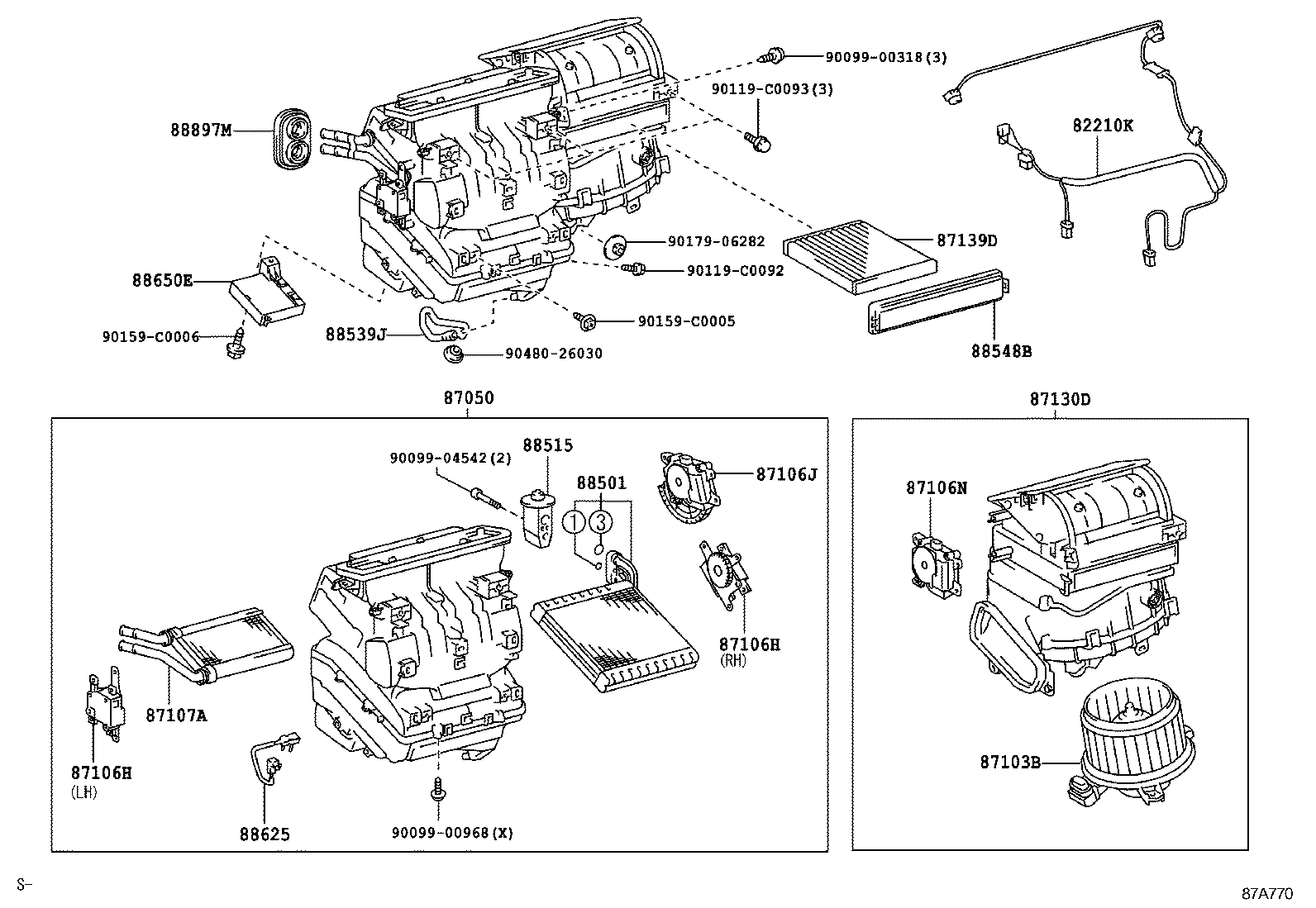 87106-0R040 SERVO SUB-ASSY, DAMPER(FOR AIRMIX) product image